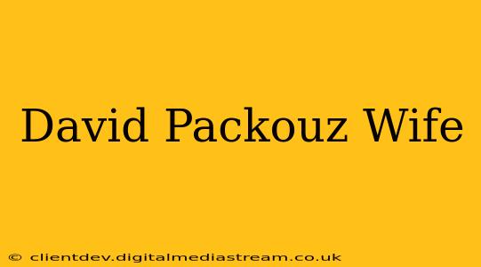 David Packouz Wife