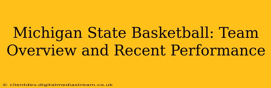 Michigan State Basketball: Team Overview and Recent Performance