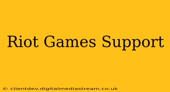 Riot Games Support